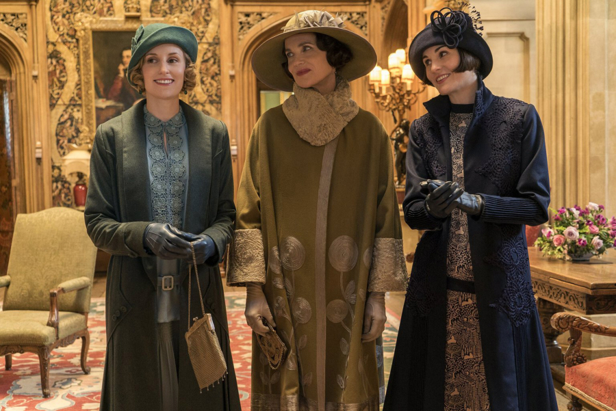 Laura Carmichael, Elizabeth McGovern and Michelle Dockery star in the 2019 movie "Downton Abbey." (Focus Features)