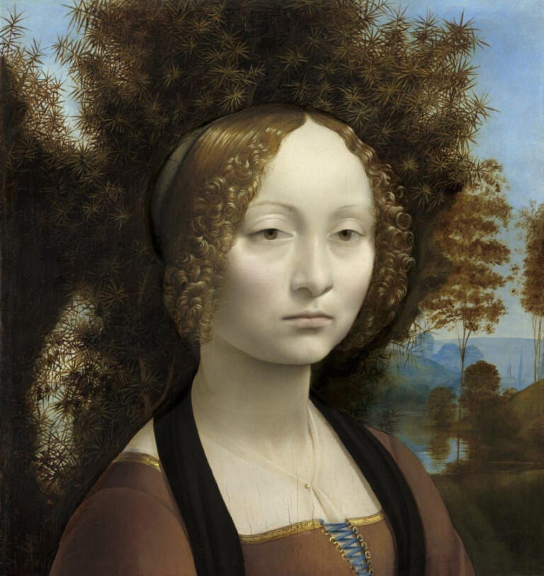 Leonardo da Vinci's "Ginevra de' Benci." (iStock.com)