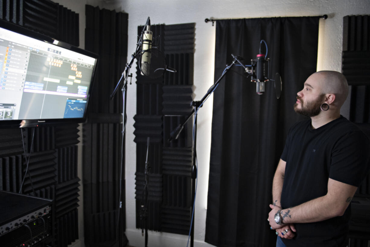 Zackk Barazowski, owner of Eleven Studios, sees himself as more than just a sound engineer. He hopes to encourage his clients as well.