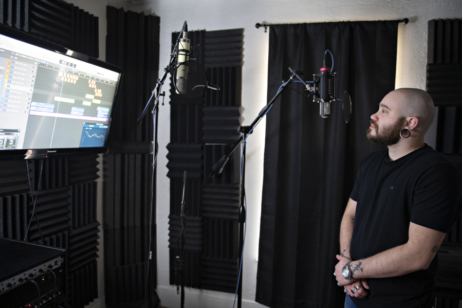 Zackk Barazowski, owner of Eleven Studios, sees himself as more than just a sound engineer. He hopes to encourage his clients as well.
