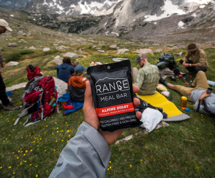 Range Meal Bars provide energy for hikers and anyone who needs a quick meal or snack.