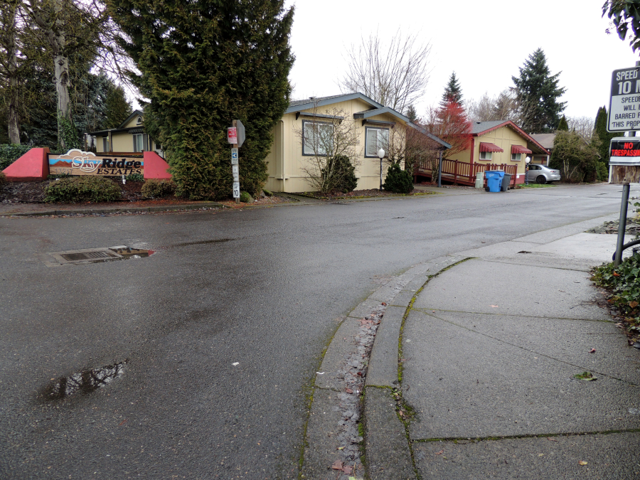 Vancouver police officers fatally shot a man early Sunday morning who was reportedly armed with a knife at the Sky Ridge Estates mobile home park in east Vancouver, according to the police department.