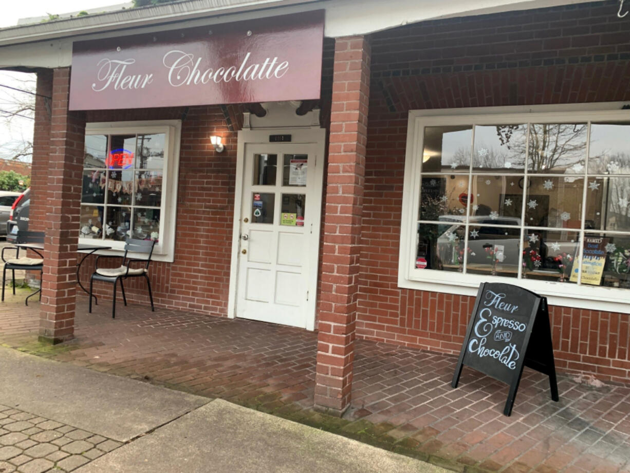 Kendra Zern and Kurt Van Orden bought the chocolate shop on Vancouver's Main Street in October and rebranded it Fleur Chocolatte & Wine.