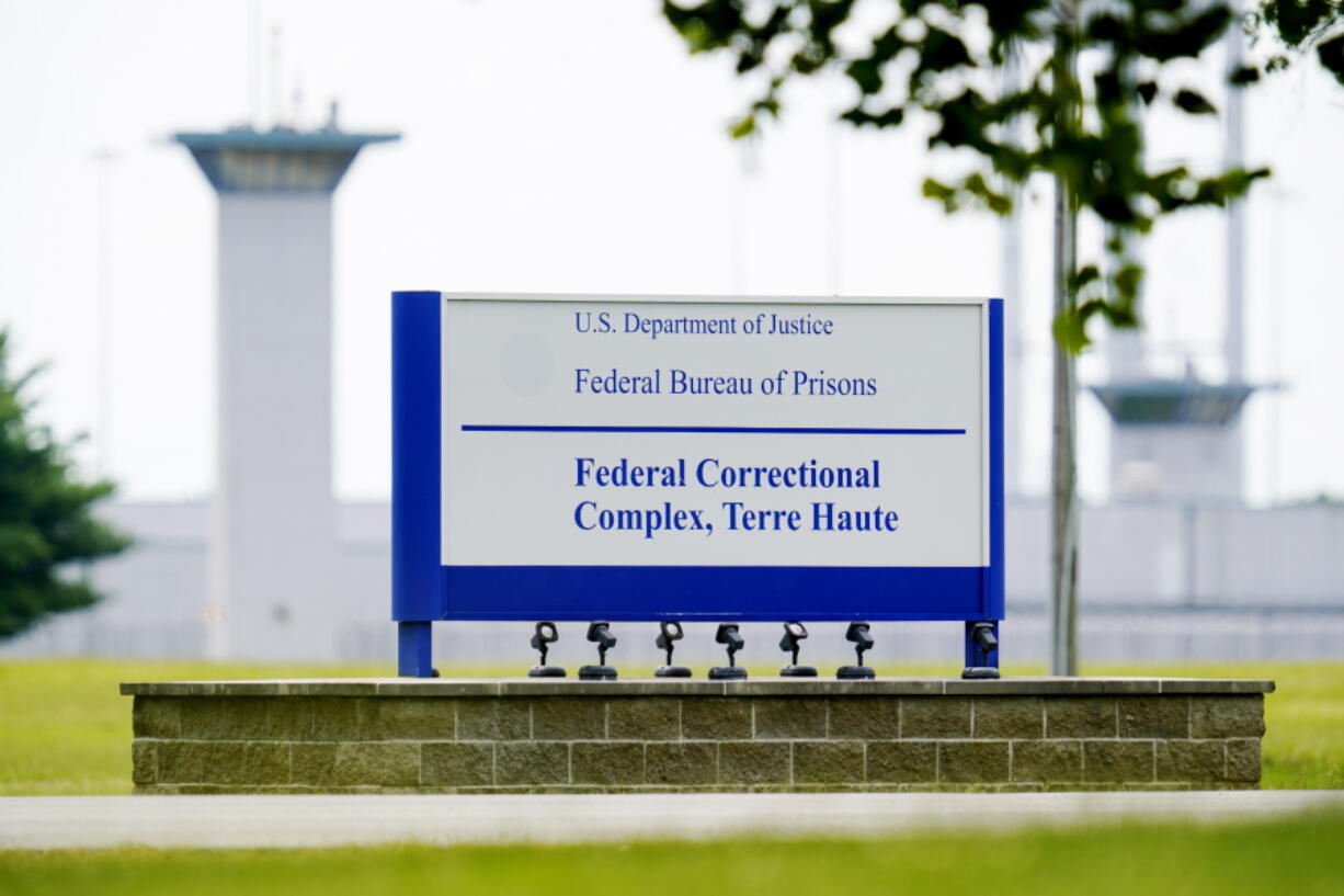 FILE - The federal prison complex in Terre Haute, Ind., Aug. 28, 2020. Days after the head of the troubled federal Bureau of Prisons said he was resigning amid increased scrutiny over his leadership, lawmakers have introduced a bill to require Senate confirmation for future agency directors -- the same process used to vet leaders of the FBI and other federal agencies.