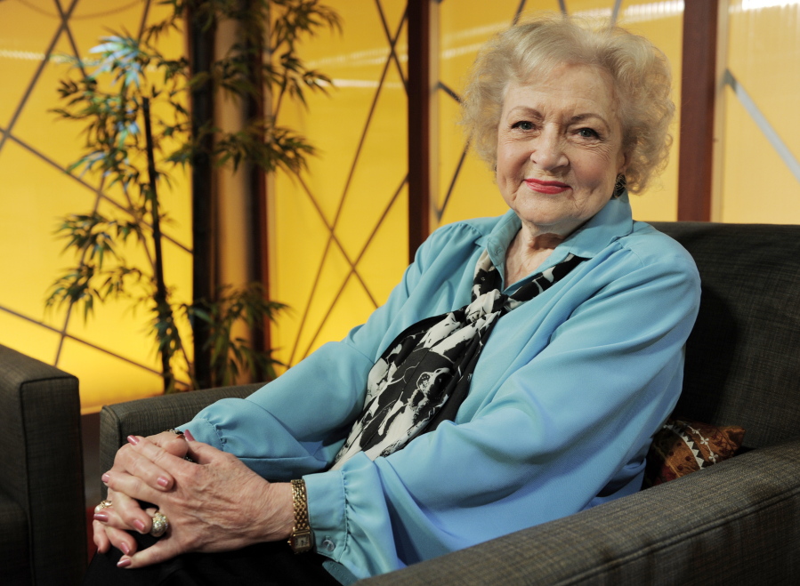 FILE - Actress Betty White poses for a portrait following her appearance on the television talk show "In the House," in Burbank, Calif., Tuesday, Nov. 24, 2009.   On Friday, Jan. 7, 2022, The Associated Press reported on stories circulating online incorrectly claiming White told a news outlet she received a COVID-19 vaccine booster on Dec. 28, 2021 three days before her death.
