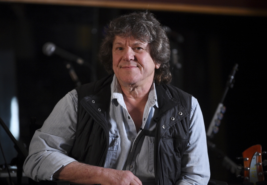 Woodstock co-producer and co-founder, Michael Lang, participates in the Woodstock 50 lineup announcement at Electric Lady Studios, March 19, 2019, in New York. The co-creator and promoter of the 1969 Woodstock music festival that served as a touchstone for generations of music fans, Michael Lang has died. A spokesperson for Lang's family says the 77-year-old had been battling non-Hodgkin lymphoma and passed away Saturday, Jan. 8, 2022 in a New York City hospital.