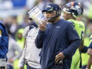 Seattle Seahawks defensive coordinator Ken Norton Jr. was fired defensive along with passing game coordinator Andre Curtis, the team said Tuesday., Jan. 18, 2022.