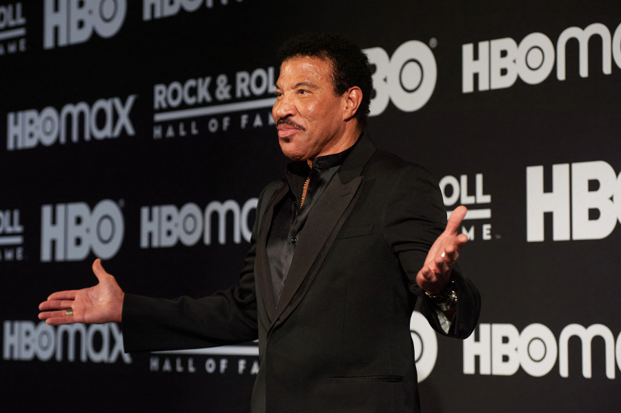 Singer-songwriter Lionel Richie at the Rock and Roll Hall of Fame Induction Ceremony in Cleveland on Oct. 30.