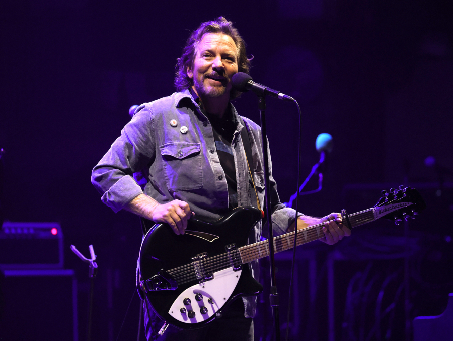 Eddie Vedder and The Earthlings perform at the Beacon Theatre on Feb. 3 in New York.