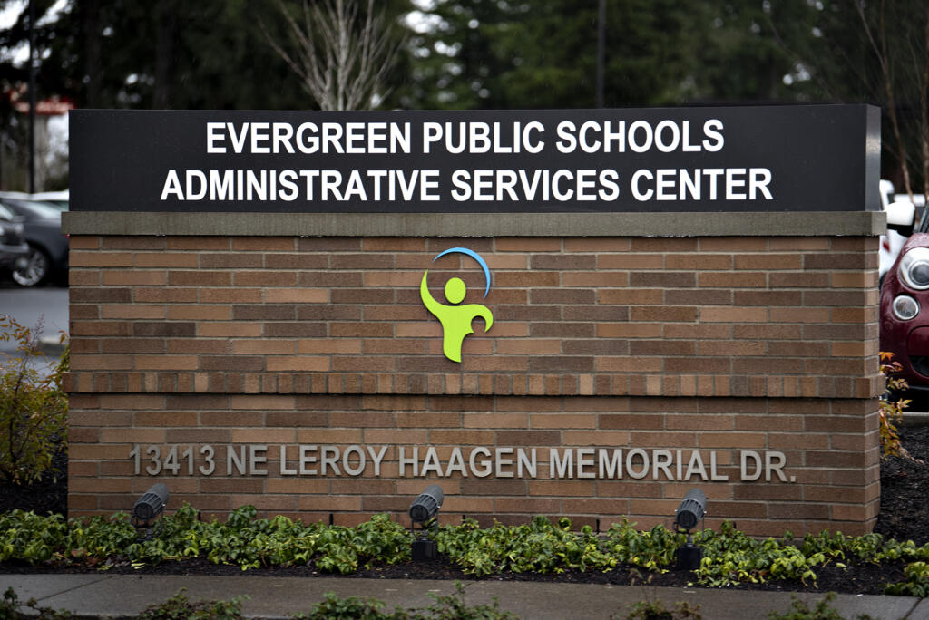 The Evergreen Public Schools Administrative Service Center (Amanda Cowan/The Columbian)