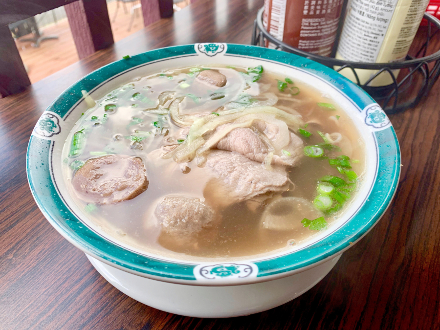 The Special Combo Pho at Pho Haven uses a carefully prepared bone broth.