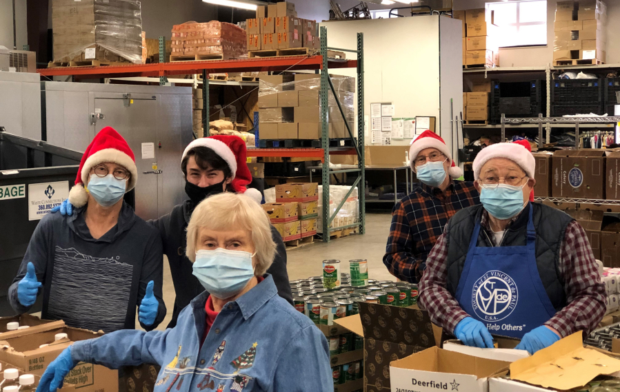 During their most recent fiscal year, the Vancouver Society of St. Vincent De Paul touched the lives of many, distributing more than 450 tons of food valued at nearly $1.5 million.