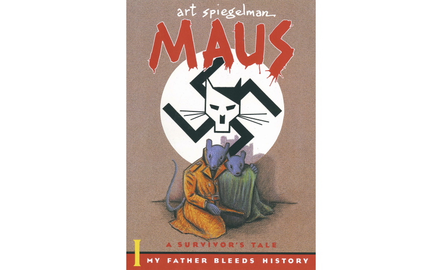 This cover image released by Pantheon shows "Maus" a graphic novel by Art Spiegelman. A Tennessee school district has voted to ban the Pulitzer Prize winning graphic novel about the Holocaust due to '??inappropriate language'?? and an illustration of a nude woman.