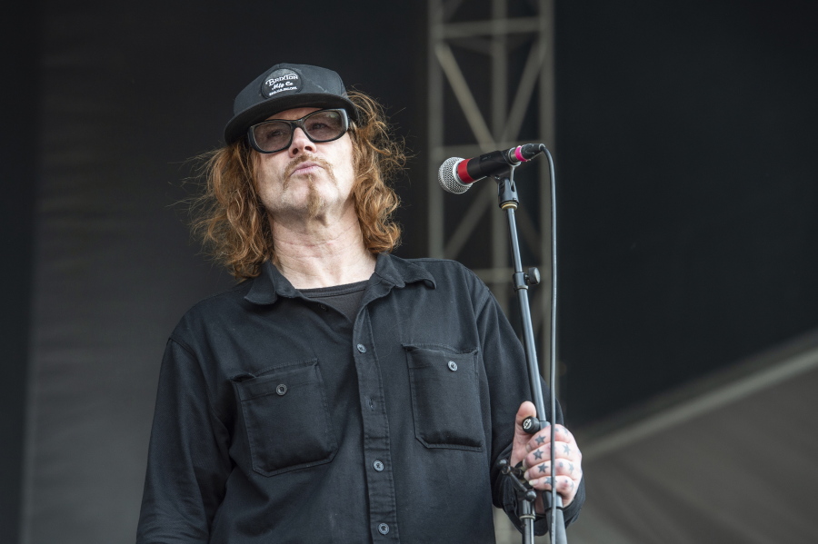 Mark Lanegan performs at the Sonic Temple Art and Music Festival in Columbus, Ohio, on May 18, 2019.