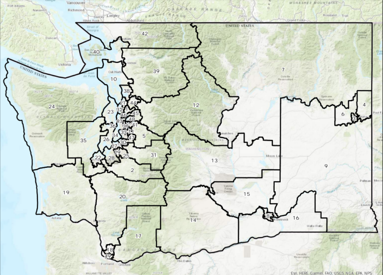 Final Amended Washington Legislative Districts 2022