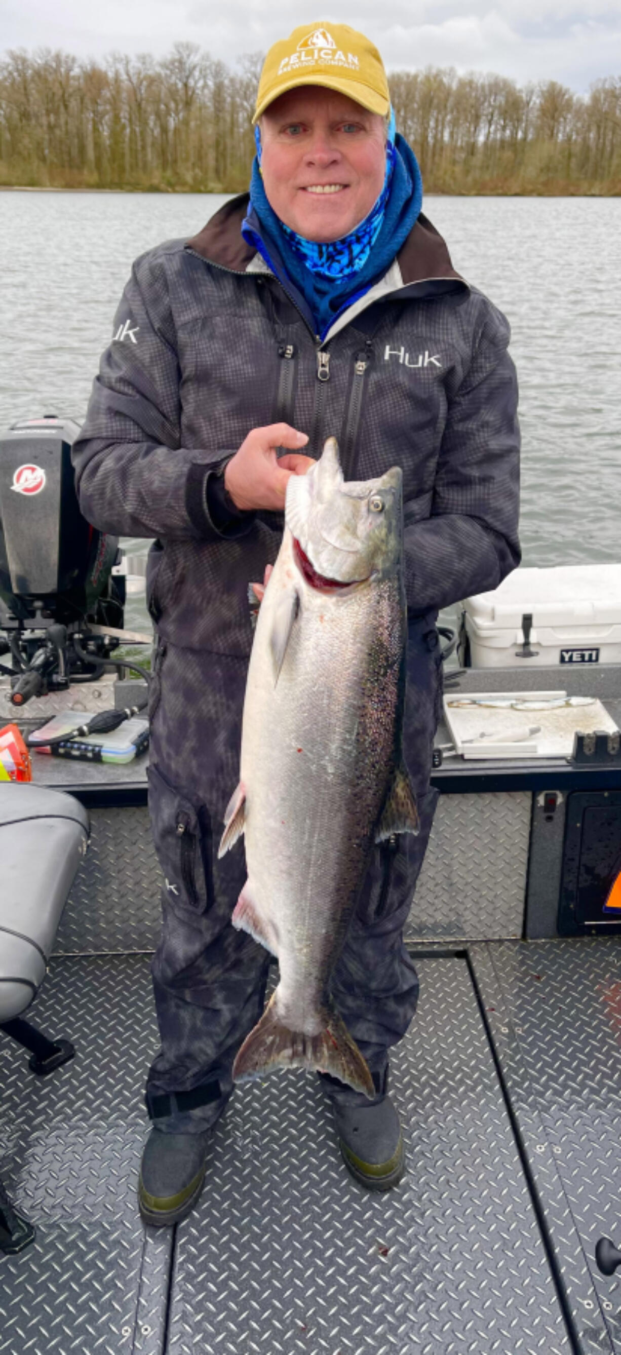 Spring Chinook like this one, caught last year with guide Bill Monroe, should be more plentiful this year, according to the projections. River conditions look to be better, too.