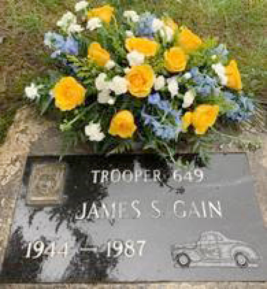 March 2, 2022, marks the 35th anniversary of the line-of-duty death of Trooper James Gain.