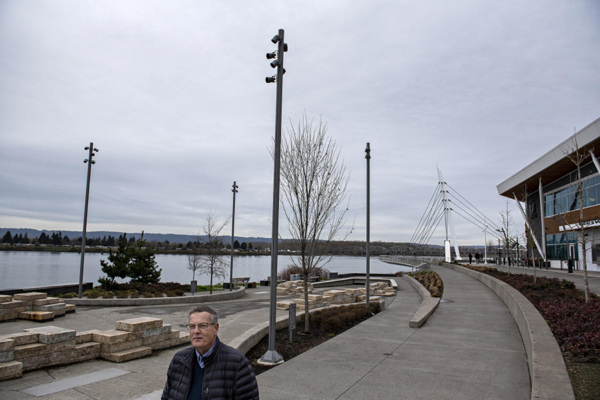 Schuyler Hoss, who retired recently after working in state government, helped with the development of The Waterfront Vancouver.