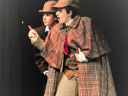 Battle Ground High School drama students recently presented their take on "Baskerville," a Ken Ludwig comedy loosely based on Sir Arthur Conan Doyle's Sherlock Holmes mystery "The Hound of the Baskervilles." (Photo contributed by Battle Ground Public Schools)