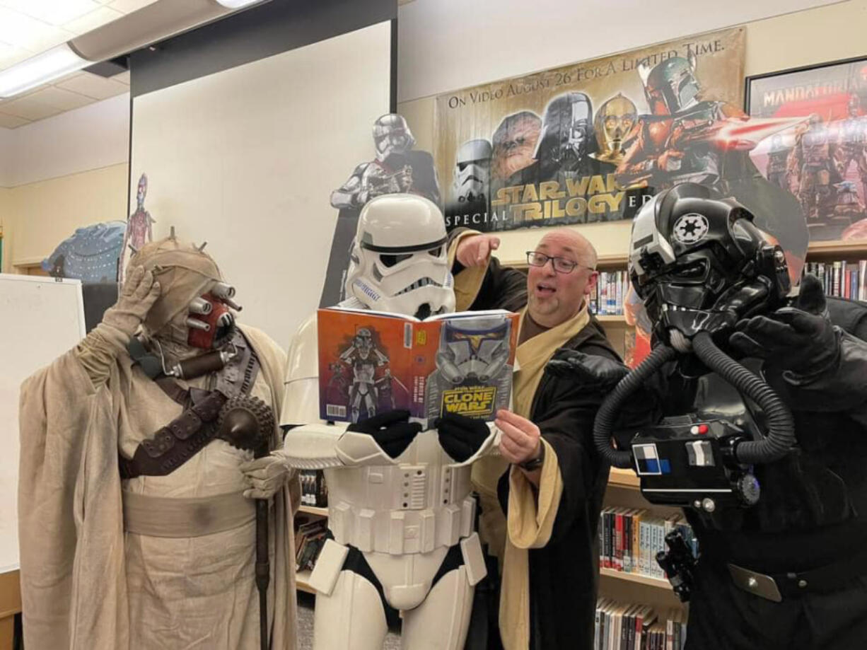 Shahala Middle School library had an educational community sci-fi fantasy event called READCON on March 24.