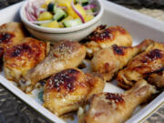 Sticky Malaysian Chicken with Pineapple Salad, Wednesday, March 16, 2022. (Hillary Levin/St.