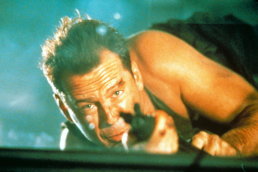 Bruce Willis as New York cop John McClane in 1988's "Die Hard." (Entertainment Pictures)