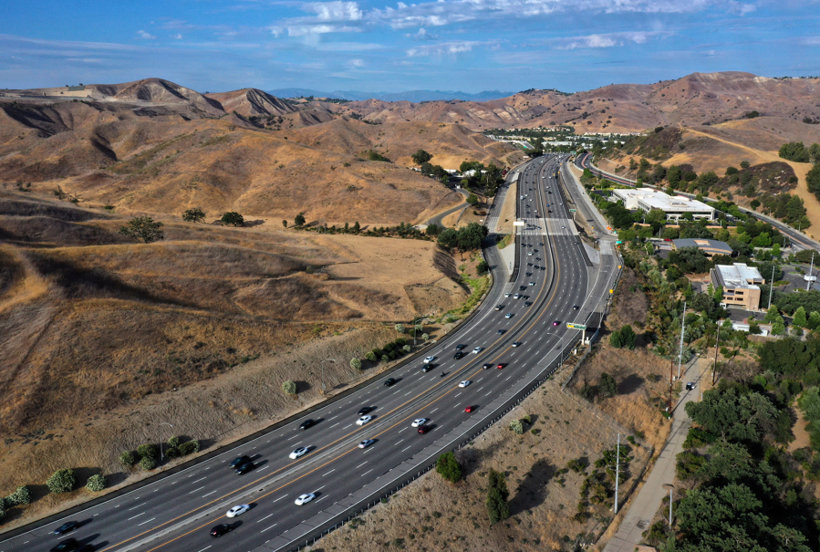 The 101 Freeway confines larger animals on either side of it, preventing gene flow among them and thus endangering some species.