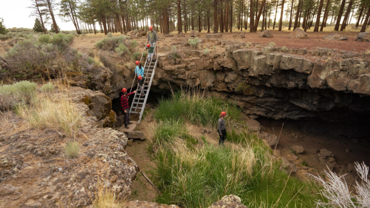 Deschutes National Forest is home to some 600 lava tube caves.