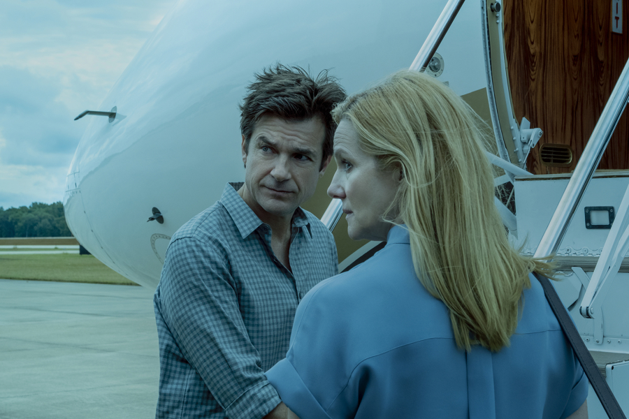 Jason Bateman (left) and Laura Linney (right) star in "Ozark"  (STEVE DIETL/Netflix/TNS)