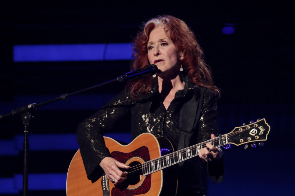 Bonnie Raitt performs at the 62nd Grammy Awards on Jan. 26, 2020, at Staples Center in Los Angeles. Her summer tour with Mavis Staples will conclude in September in San Diego, followed by a fall tour that opens in Phoenix.
