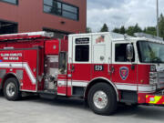 Clark-Cowlitz Fire Rescue engine.