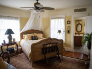 Each of the Briar Rose Inn's four rooms is different. This is the Hemingway Room, where the Kettenrings' young boys slept when they owned the home in the early 1900s.