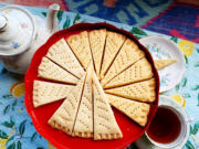 There's nothing better on a rainy day than a hot cup of tea and a buttery shortbread biscuit.