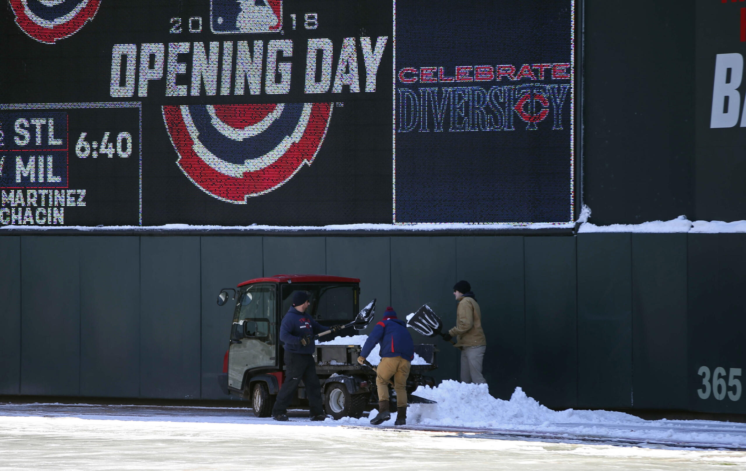 Opening day 2022 at Target Field in Minneapolis has a similar feel to that of 2018. The 2022 opening day game between the Seattle Mariners and Minnesota Twins, scheduled for Thursday, April 7, 2022, has been postponed to Friday, April 8.