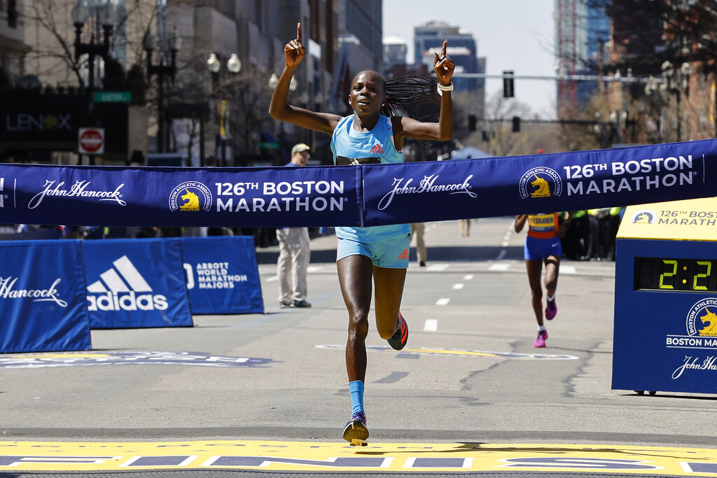 Olympic champ Jepchirchir wins 50th women’s Boston Marathon The Columbian