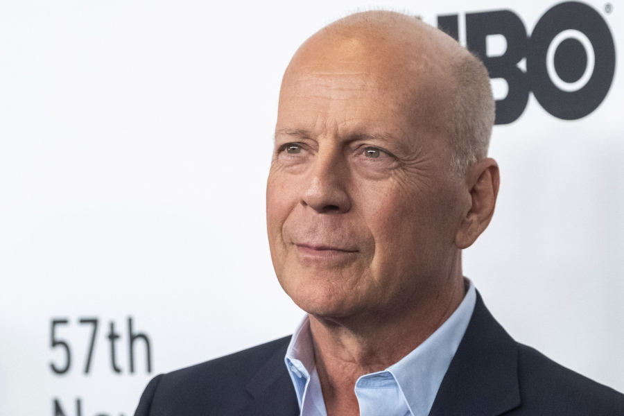 Bruce Willis attends a movie premiere in New York in 2019. A brain disorder that leads to problems with speaking, reading and writing has sidelined Willis and drawn attention to aphasia, a little-known condition that has many possible causes.