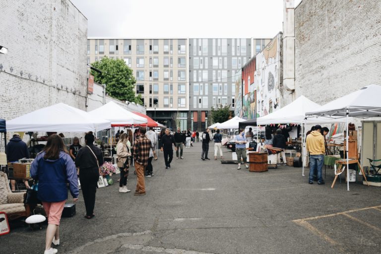 Kindred Homestead Supply hosts The Downtown Alley Flea Market on the second Saturday of each month, March through October.