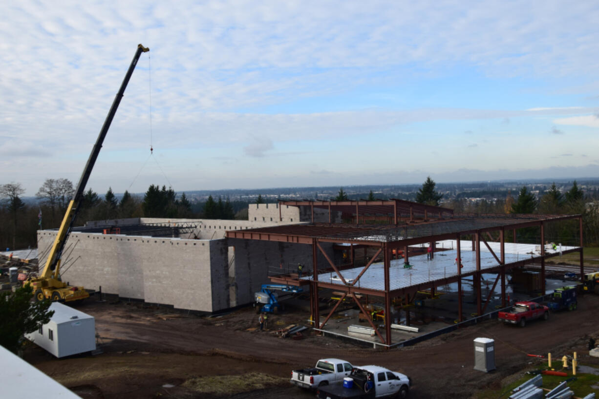 Discovery High School in under construction in 2017.