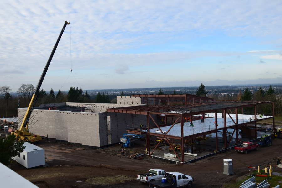 Discovery High School in under construction in 2017.