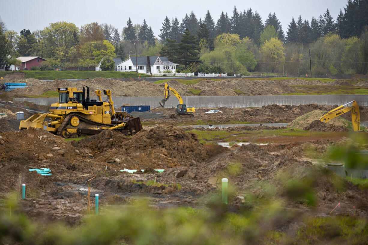 A Pacific Lifestyle Homes subdivision is under construction at the intersection of Northwest 179th Street and Northwest 11th Avenue. Demand for local homes remains high, despite rising interest rates.