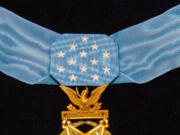 The Medal of Honor started as a humble recruitment award during the Civil War. Since then, it has risen to the nation's highest award for courage. Each of the armed forces issues one of its own design. This one is for the Army. Four recipients of the Army's Medal of Honor are buried in the Vancouver Barracks Cemetery: Maj. William Wallace McCammon, 1st Sgt. James Madison Hill, Pvt. Herman Pfisterer and 1st Sgt. Moses Williams.
