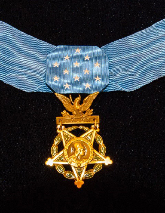 The Medal of Honor started as a humble recruitment award during the Civil War. Since then, it has risen to the nation's highest award for courage. Each of the armed forces issues one of its own design. This one is for the Army. Four recipients of the Army's Medal of Honor are buried in the Vancouver Barracks Cemetery: Maj. William Wallace McCammon, 1st Sgt. James Madison Hill, Pvt. Herman Pfisterer and 1st Sgt. Moses Williams.