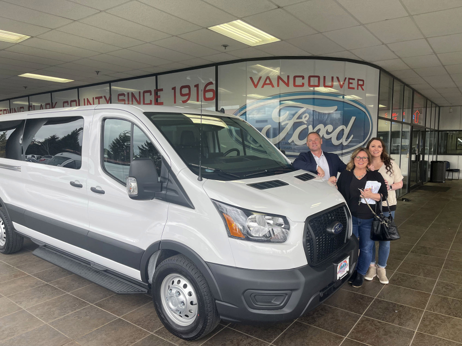 Rocksolid Community Teen Center recently received donations to support the purchase of two new Ford Transit vans for its transportation program.