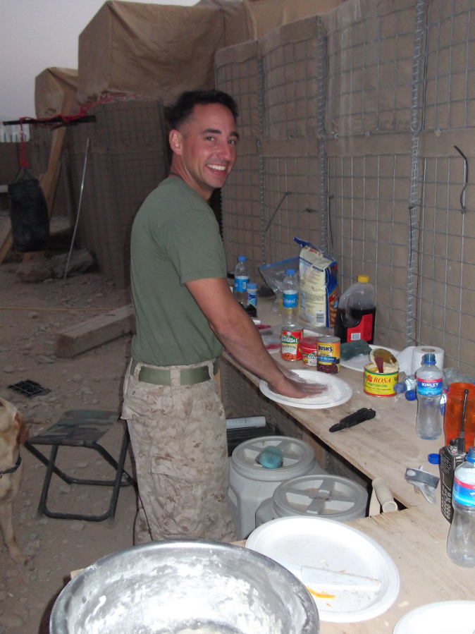 When it came to cooking while on deployment, Jason Peto was a MacGyver of sorts, because he would craft his own kitchen out of available supplies, his mother said.