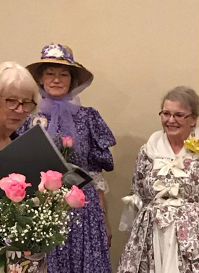 The Vancouver Daughters of the Pioneers of Washington recently celebrated the election of Sherry Lambert and Ann Olson to leadership positions.
