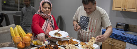 Small steps into a new world for Afghan family
