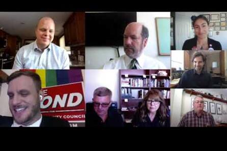 Editorial Board meeting with Vancouver City Council Position 1 candidates video
