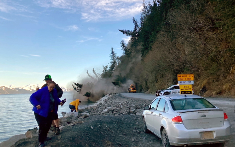 Alaska landslide cuts off road access to residents, tourists The
