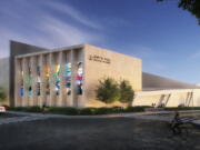 This rendering provided by Lifang Vision Technology in May 2022 shows designs for the planned renovation of the Tree of Life synagogue in Pittsburgh, which on Oct. 27, 2018, was the scene of the deadliest antisemitic attack in U.S. history. On Tuesday, May 3, 2022 organizers released the new design plans by architect Daniel Libeskind, whose previous works include Jewish museums, Holocaust memorials and the master plan for World Trade Center after 9/11.