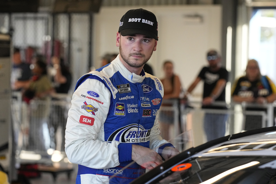 NASCAR Xfinity series driver Anthony Alfredo has the pole position for Saturday's Pacific Office Automation 147 at Portland International Raceway.